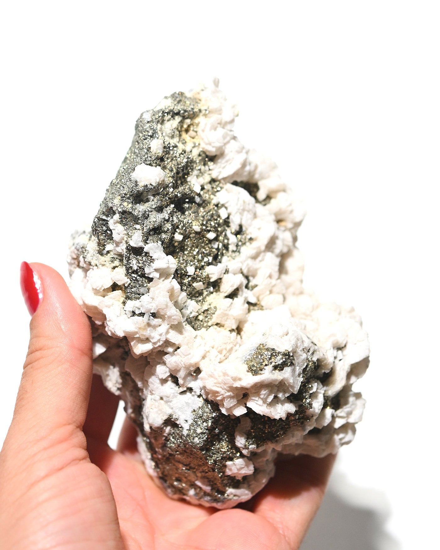 Calcite with Pyrite 626g