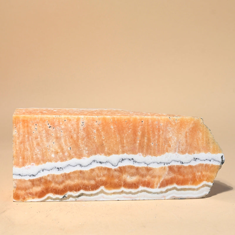 Caramel Calcite polished Face 10 inch