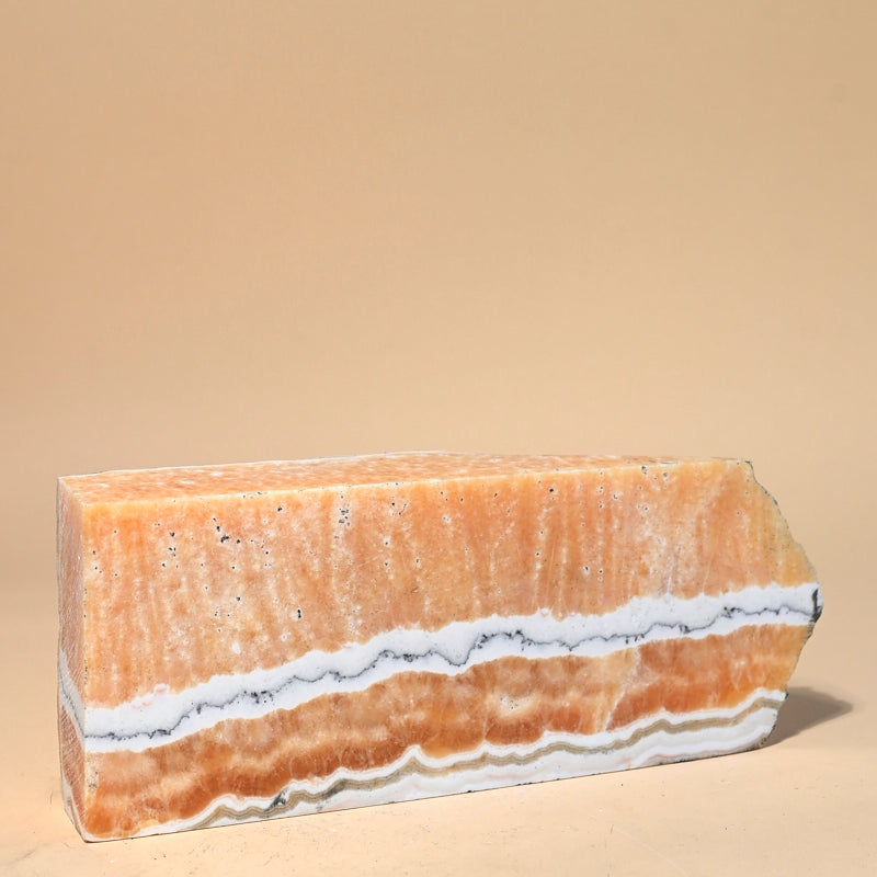 Caramel Calcite polished Face 10 inch