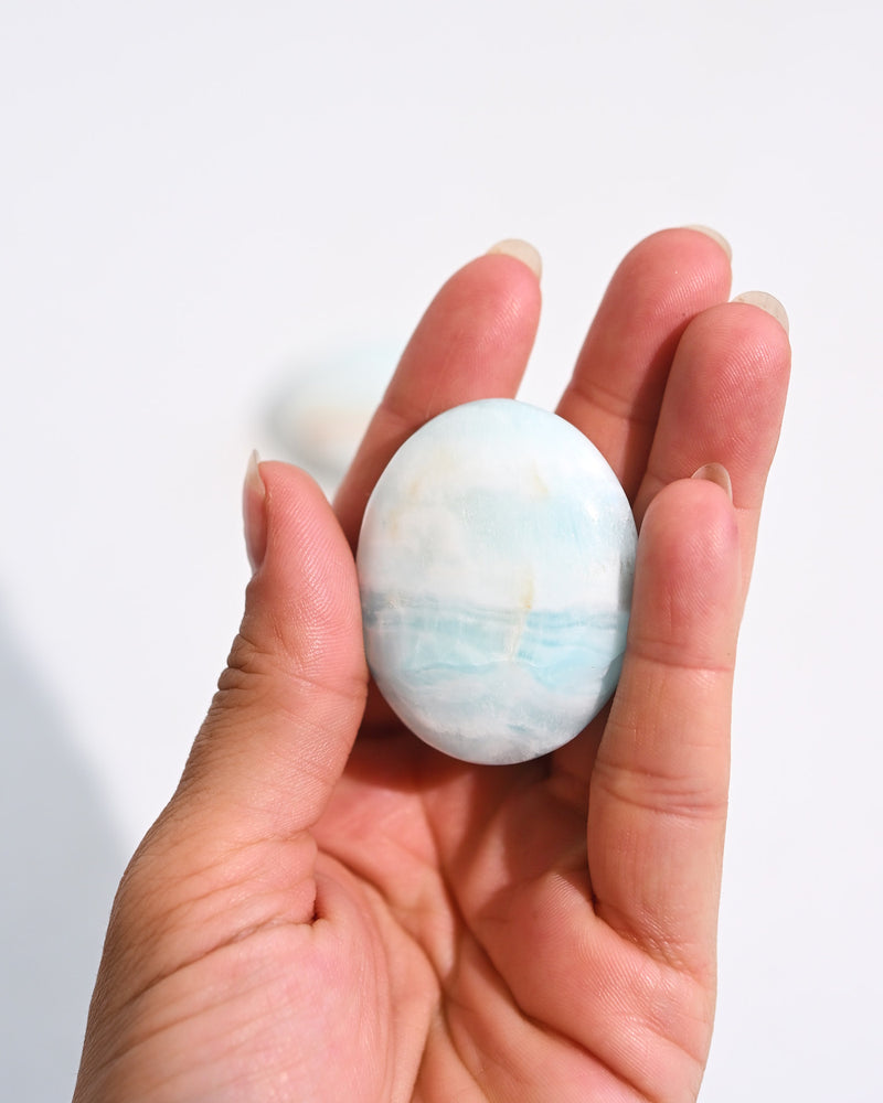Caribbean Calcite Palm Stones