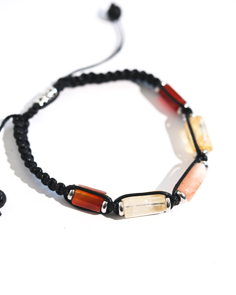 Ignite Bracelet — Carnelian, Citrine & Sunstone