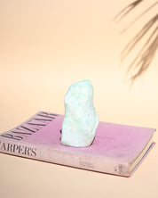 Caribbean Calcite Freeform - calcite crystal freeform sculpture close up detail