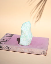 Caribbean Calcite Freeform - calcite crystal freeform sculpture side view