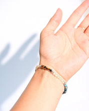 7 Chakra Crystal Bracelet detail