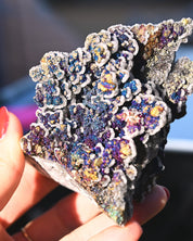 Chalcopyrite on Druzy Quartz Casteel Mine 0.925 lb