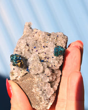 Chalcopyrite on Quartz, 0.17 lb specimen