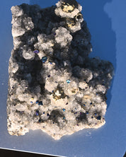 Chalcopyrite on Quartz, 0.3 lb specimen — detail