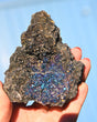 Chalcopyrite on Druzy Quartz 0.5 lb — Casteel Mine