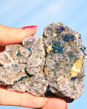 Chalcopyrite on Quartz, 0.515 lb specimen