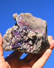 Chalcopyrite on Quartz, 1.155 lb specimen — detail