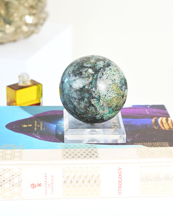 Chrysocolla Sphere 3.7in
