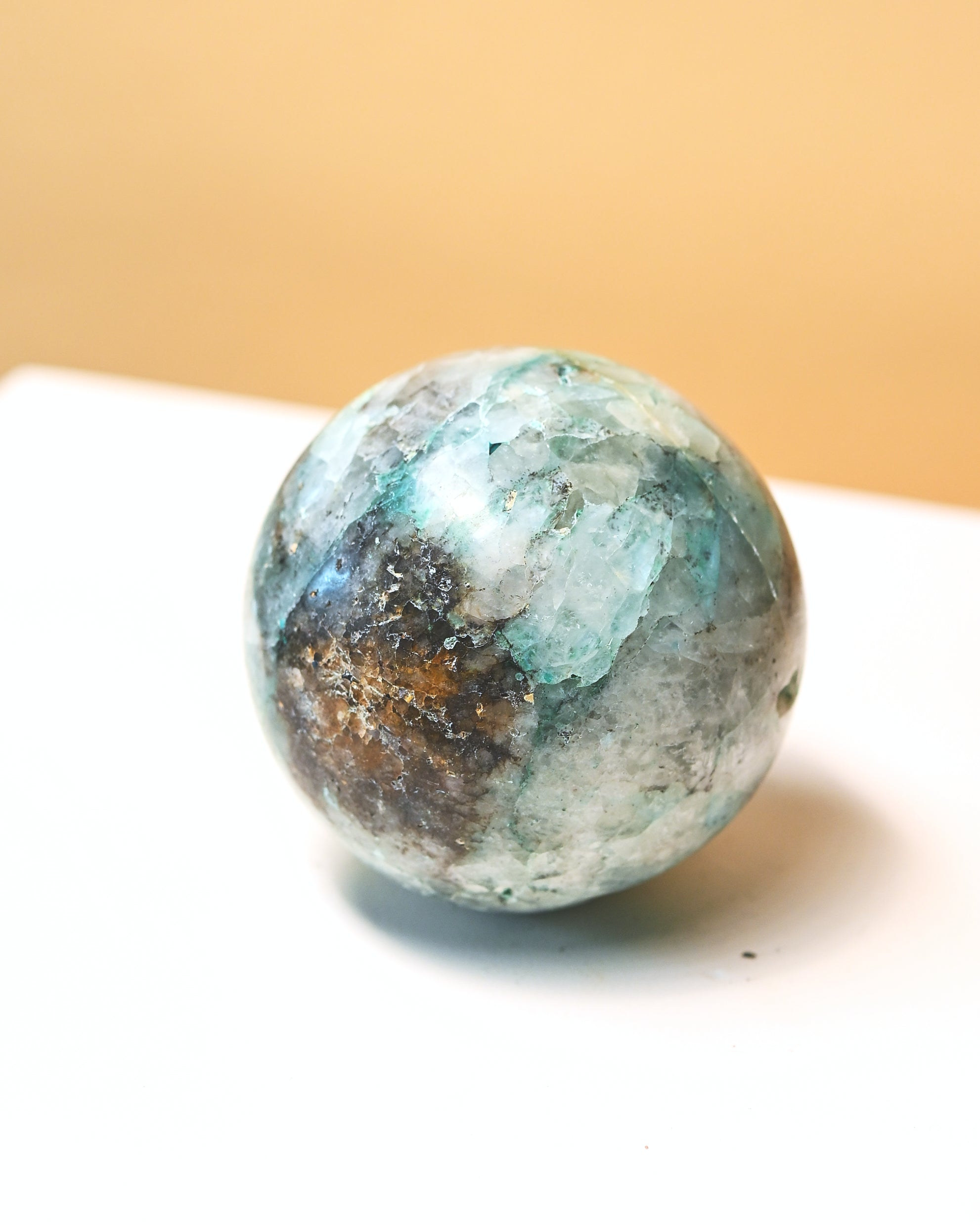 Chrysocolla Sphere 2.1lbs