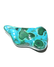Chrysocolla Malachite freeform side view