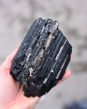 Chunky Black Tourmaline Rough, Brazil (4 inch)