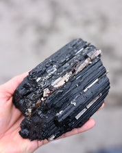 Chunky Black Tourmaline Rough, Brazil (4 inch)