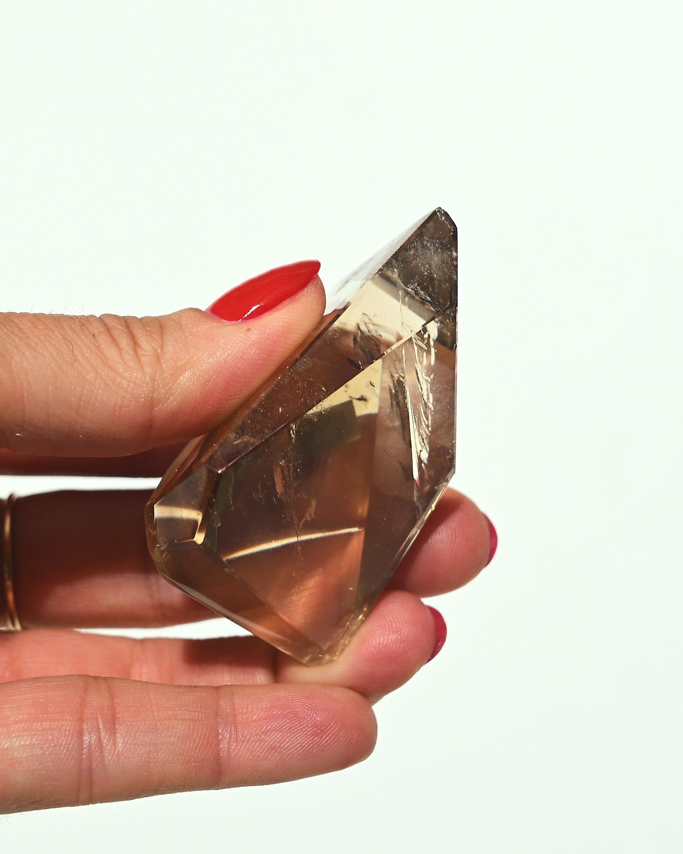 Citrine Geometric Diamond MD detail
