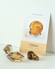 Citrine Geometric Diamond detail