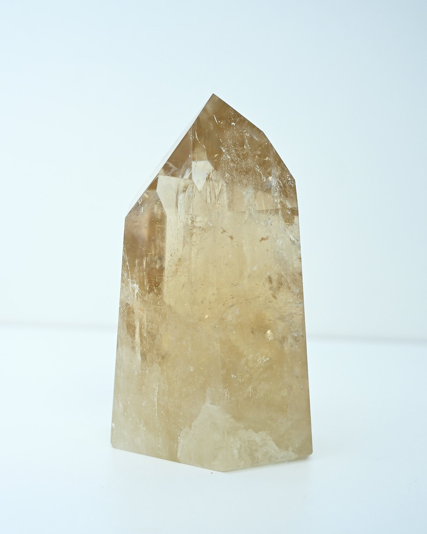 Natural Citrine with Green Tourmaline Tower 1.9kg