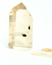 Natural Citrine with Green Tourmaline Tower 1.9kg