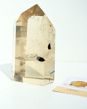 Natural Citrine with Green Tourmaline Tower 1.9kg