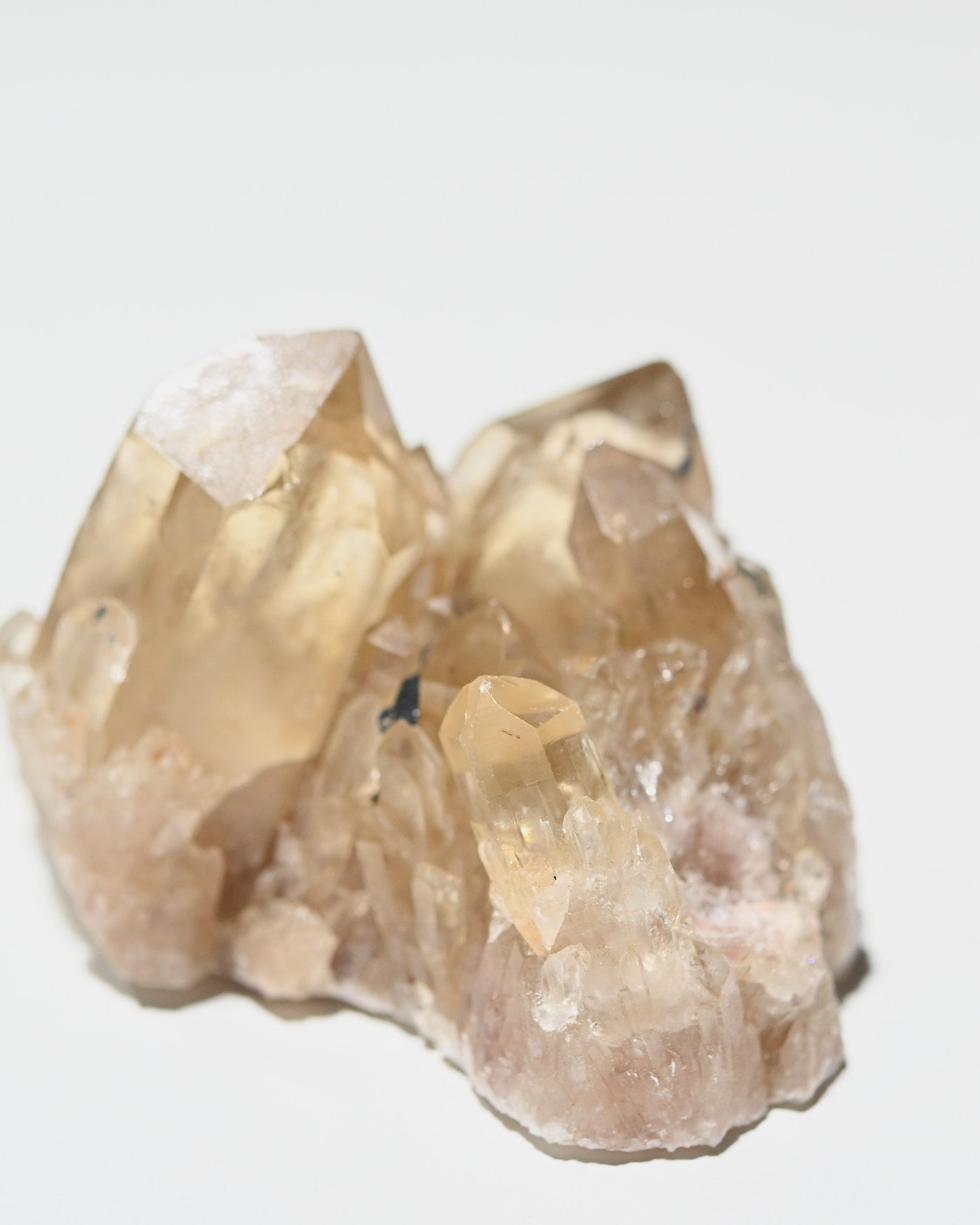 Elestial Citrine Cluster