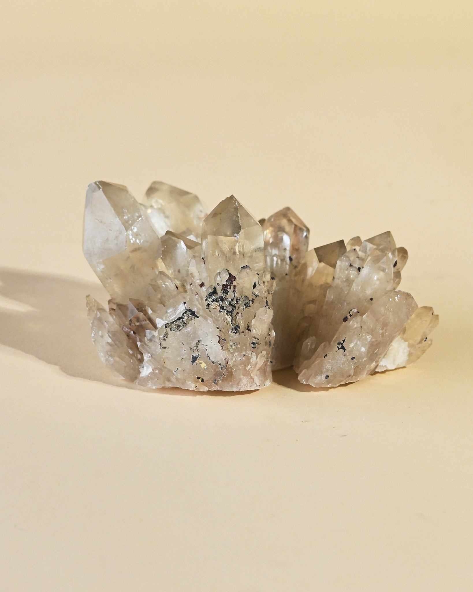 Natural Citrine Quartz Cluster
