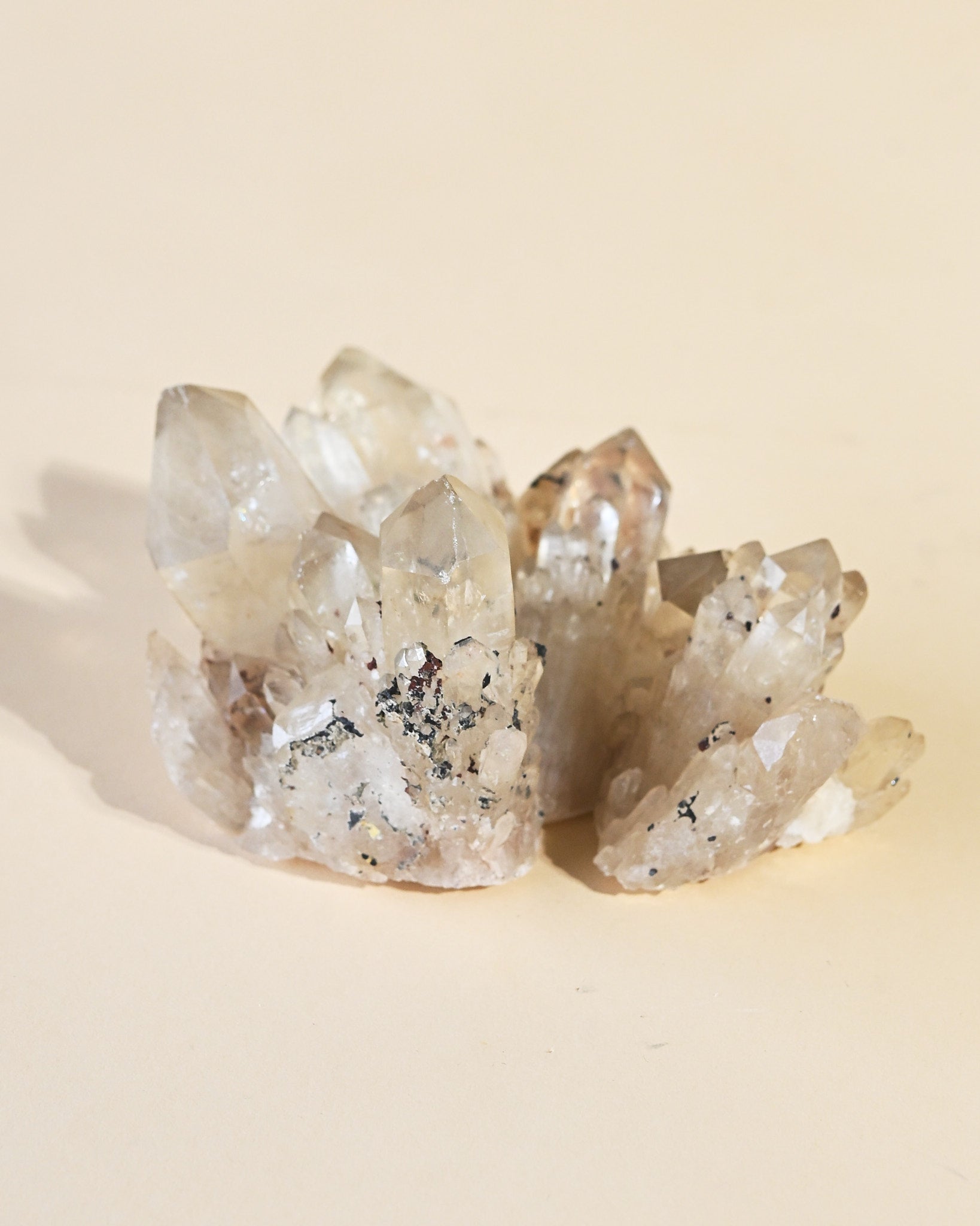 Natural Citrine Quartz Cluster
