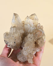 Natural Citrine Quartz Cluster