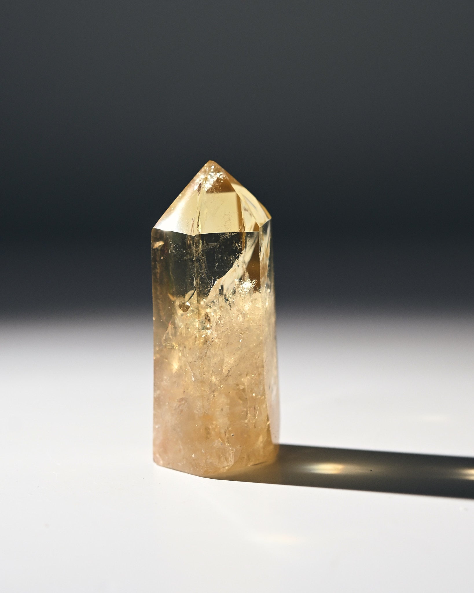 Natural Golden Citrine Point 2.5in