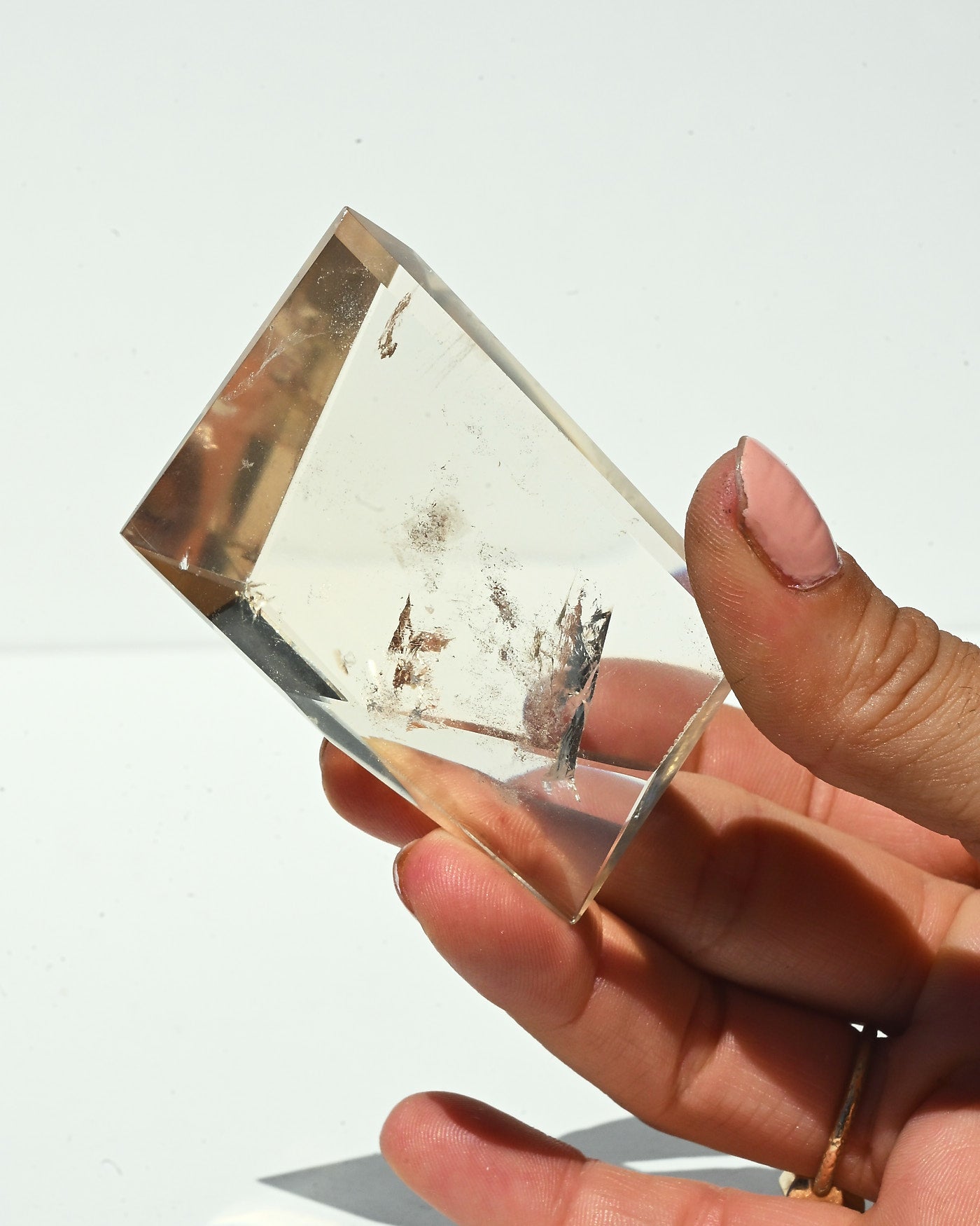 Natural Citrine Point 64g view 2