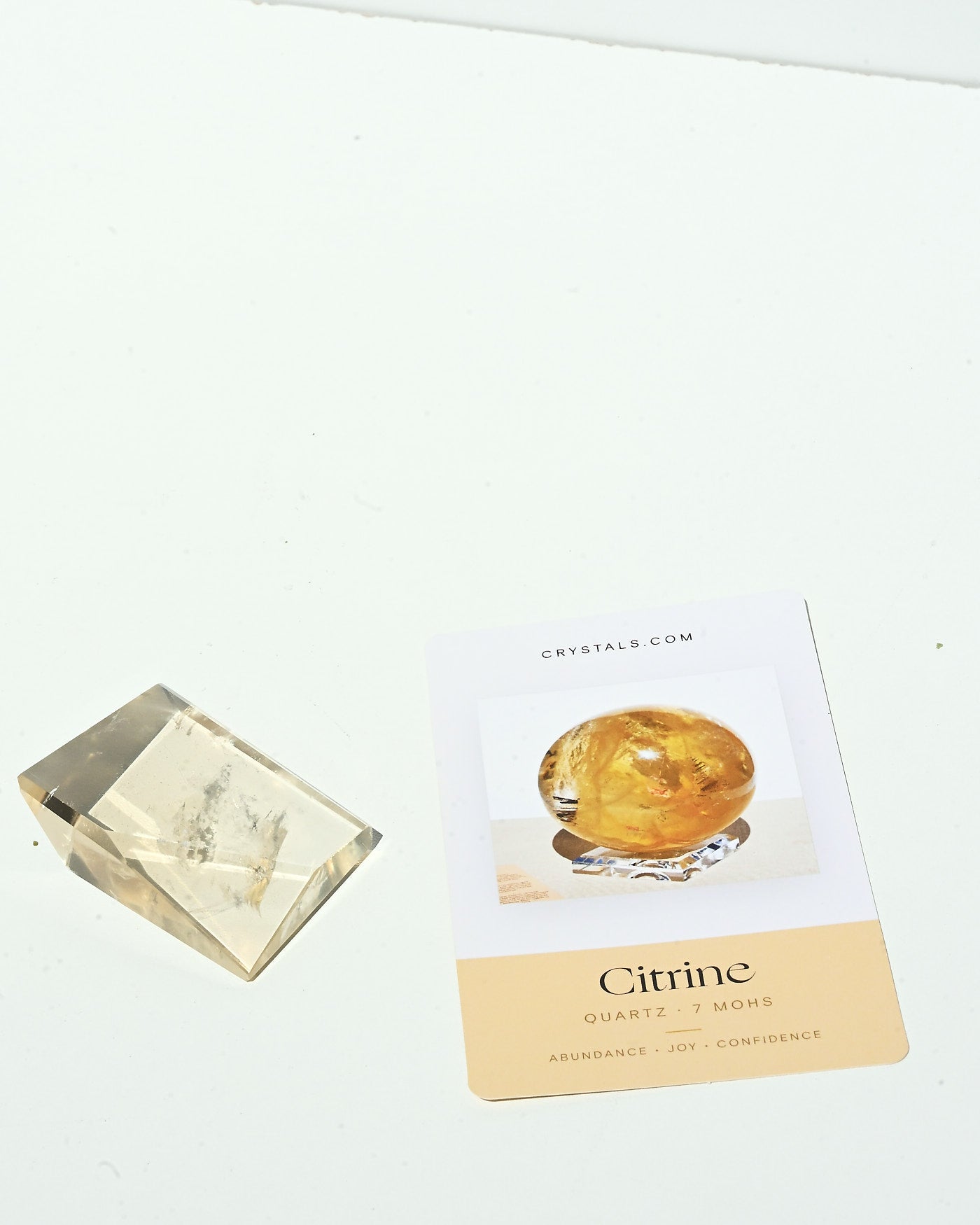 Natural Citrine Point 64g view 3