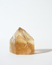 Citrine Twin Point Tower 114g side angle