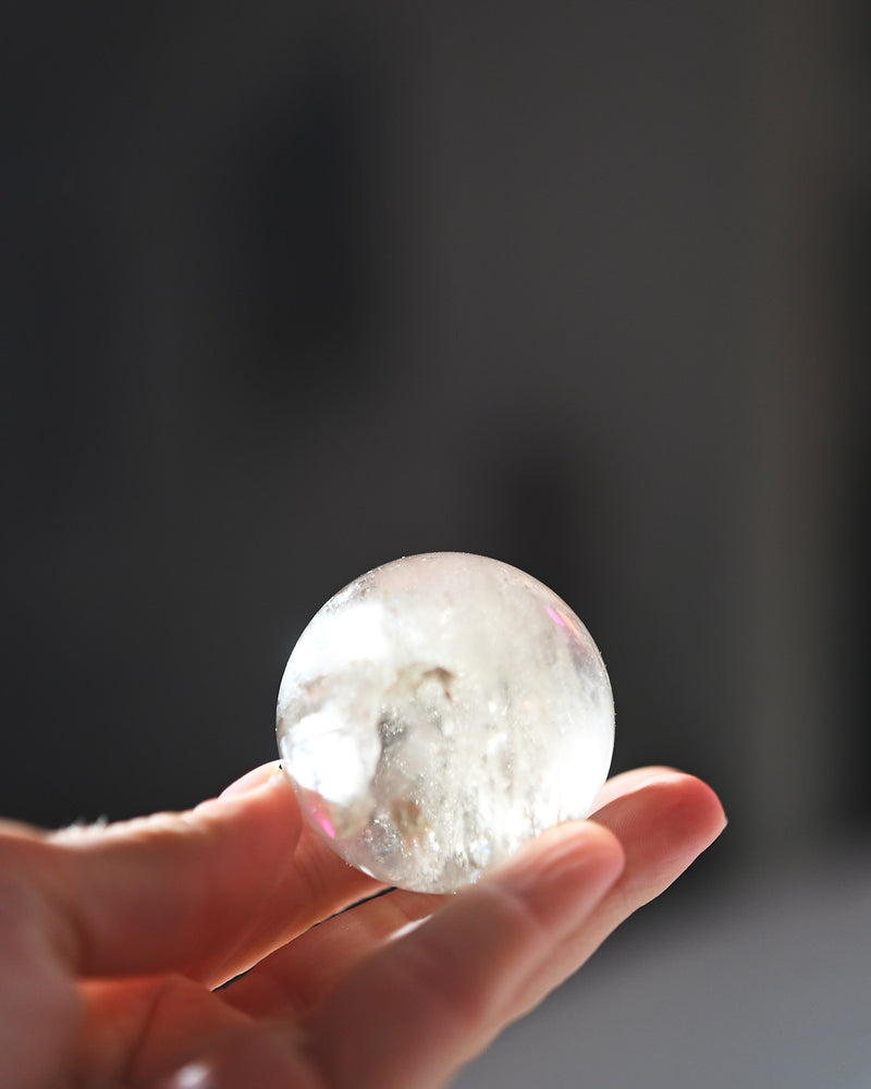 Citrine Sphere 115g front view