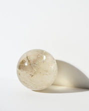 Citrine Sphere 115g in hand