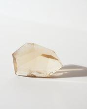 Citrine Geometric Free Form 128g side view