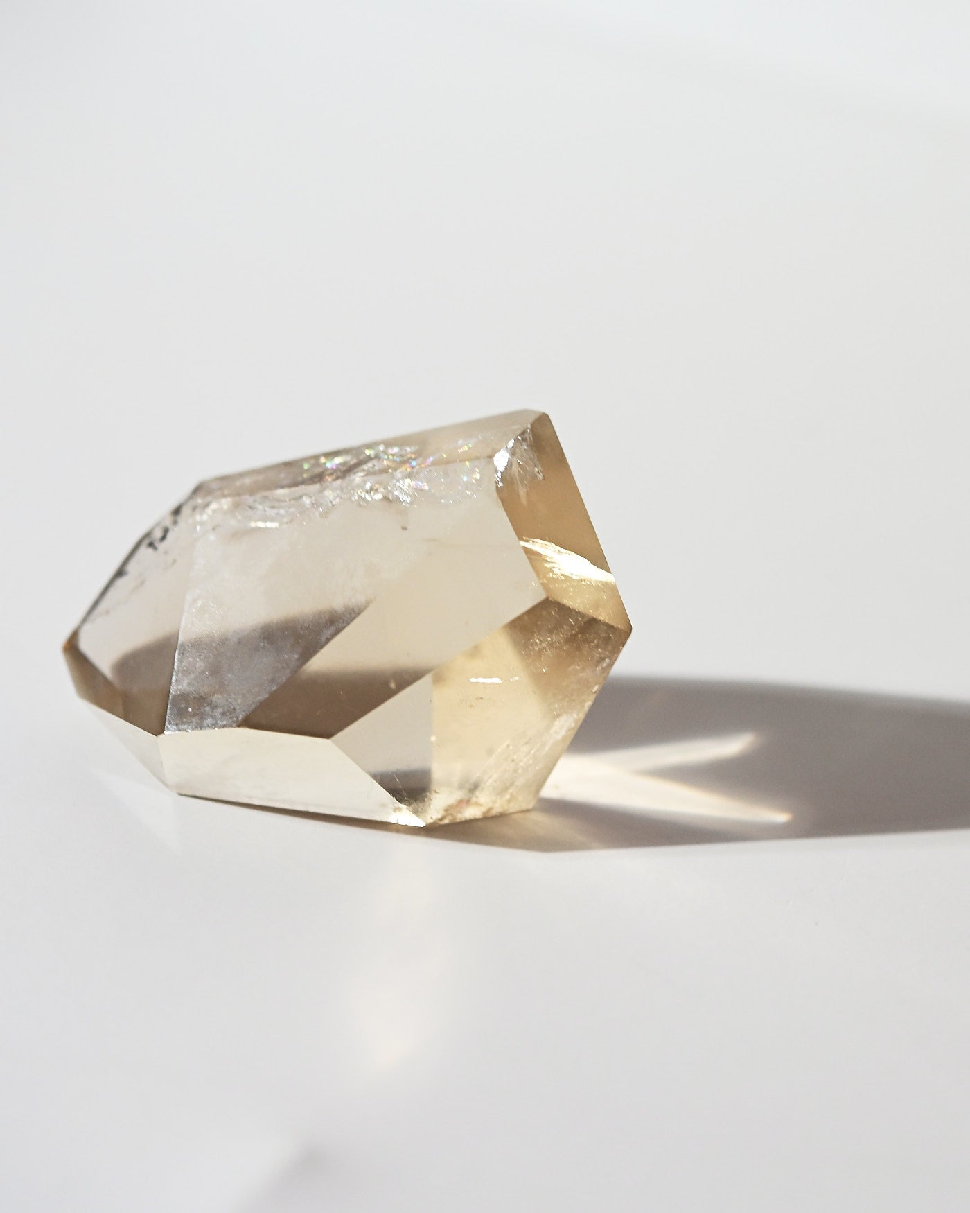 Citrine Geometric Free Form 128g detail