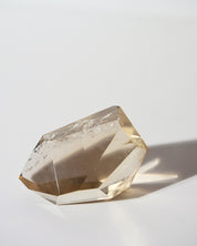 Citrine Geometric Free Form 128g back view