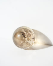 Smoky Citrine Sphere 160g phantom inclusions