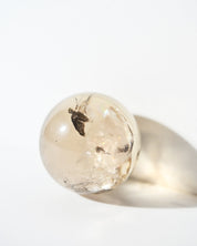 Smoky Citrine Sphere 160g top angle