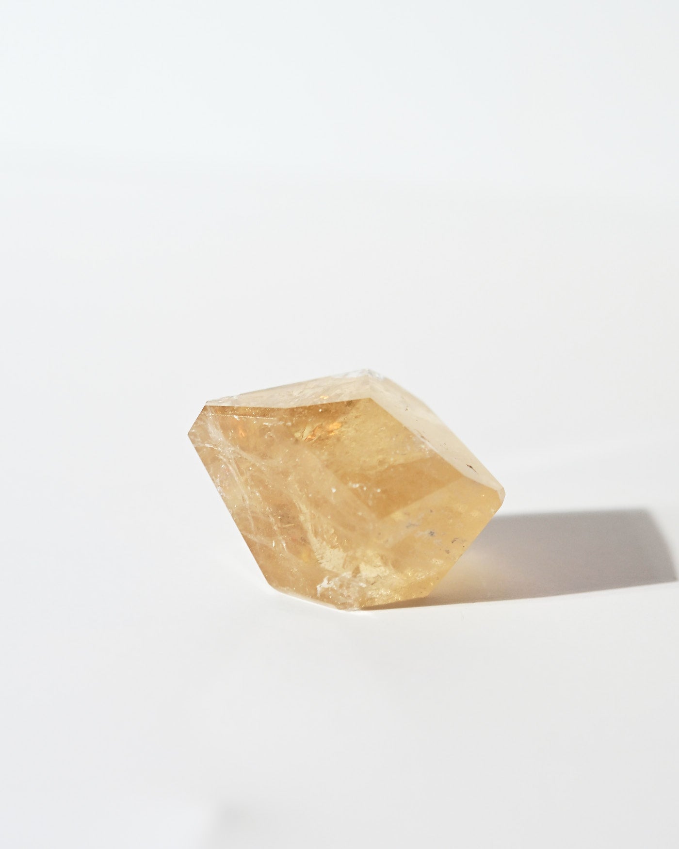 Brazilian Citrine Geometric Free Form 58g