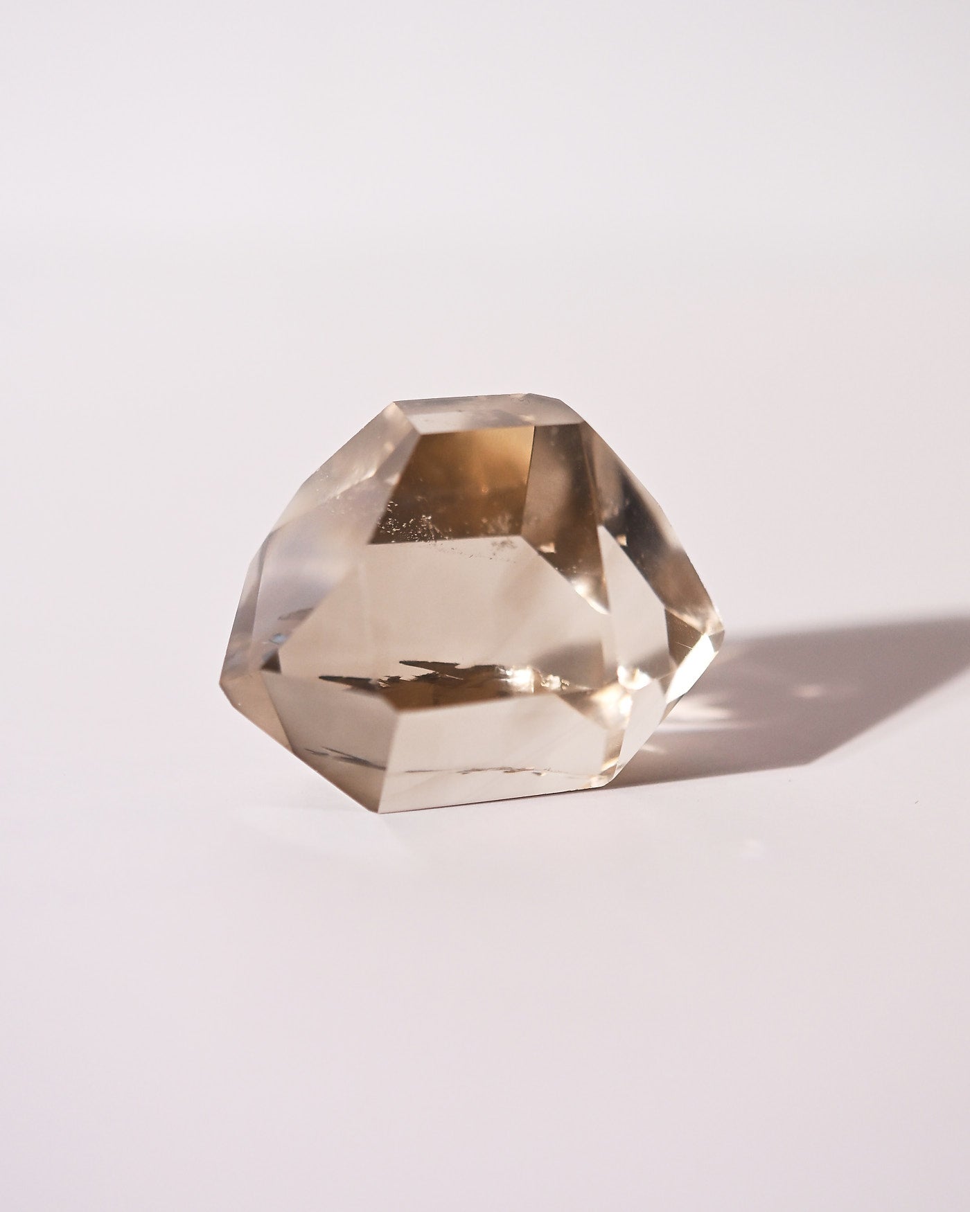 Brazilian Citrine Geometric Free Form 79g