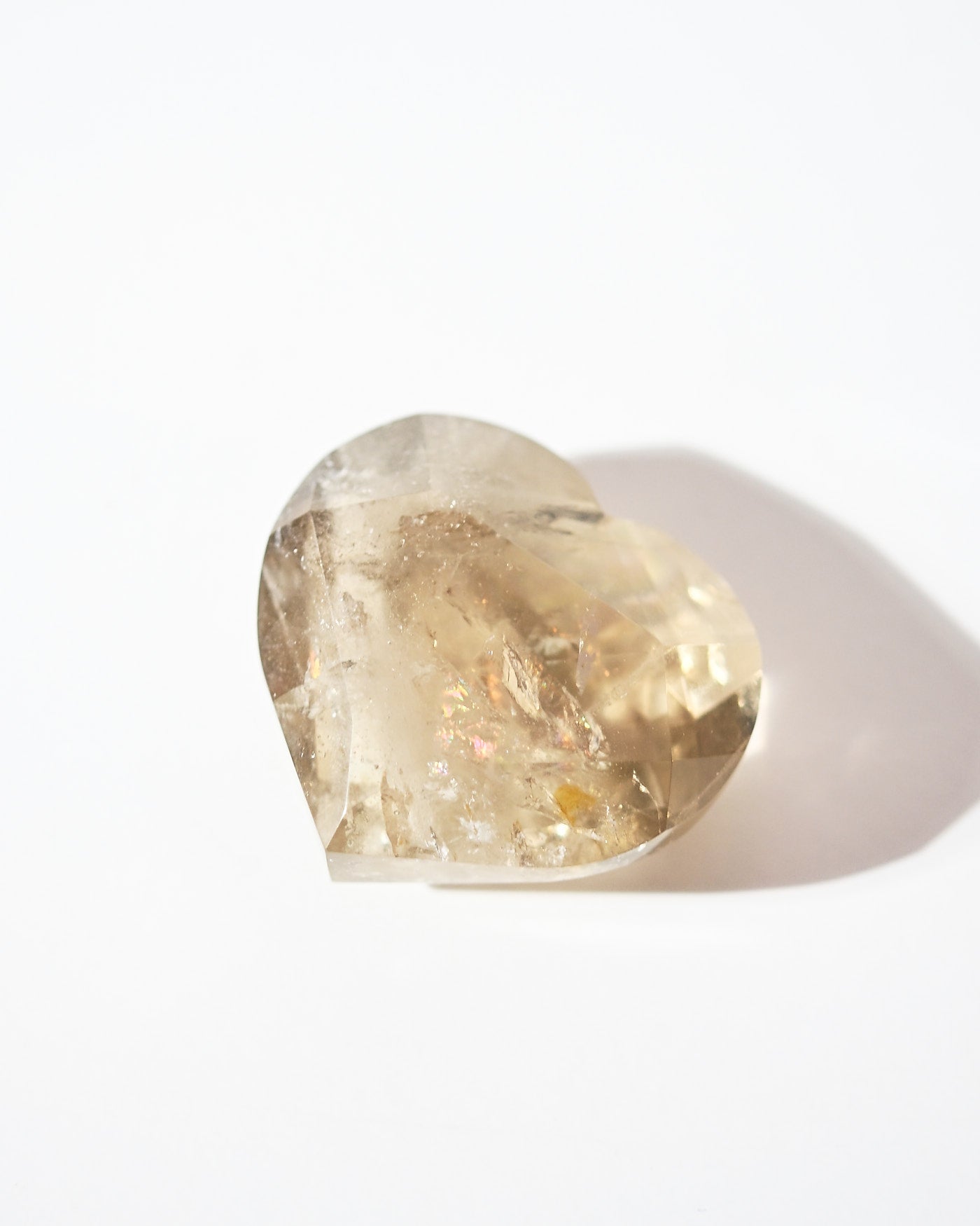 Natural Citrine Heart 98g
