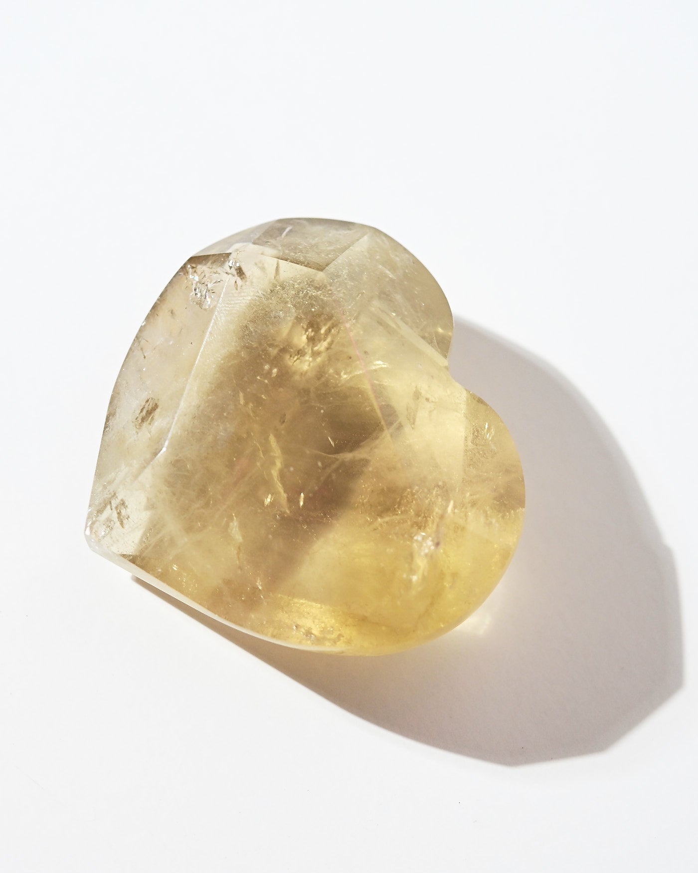 Natural Citrine Heart 170g