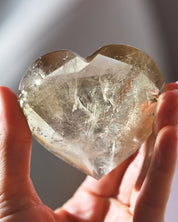 Natural Citrine Heart 170g
