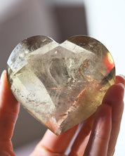 Natural Citrine Heart 170g