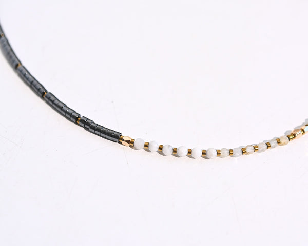 Citrine + Howlite Bracelet detail