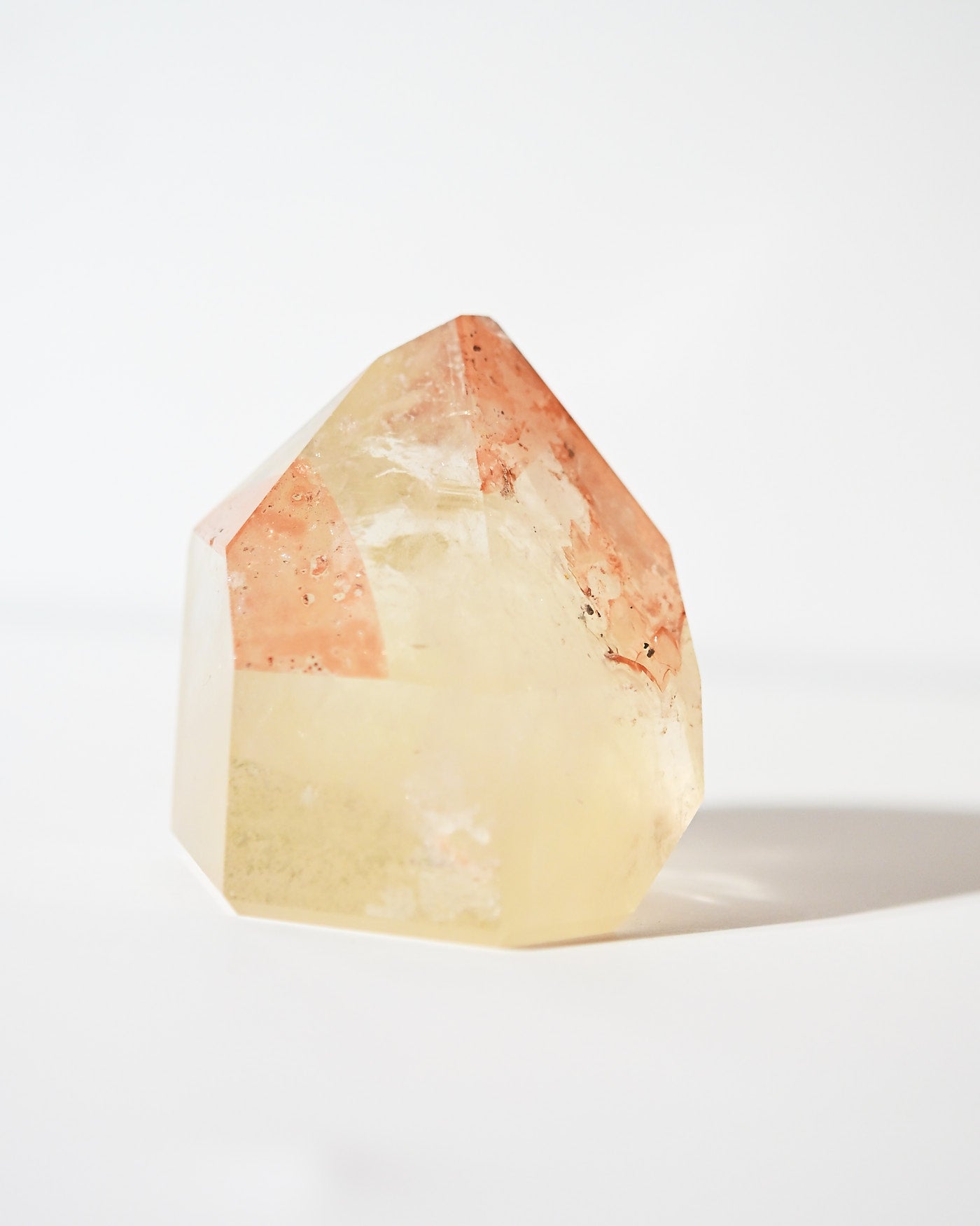Natural citrine tower 416g front view