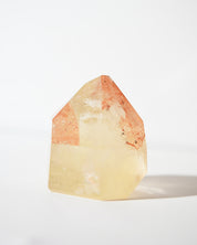 Natural citrine tower 416g side view