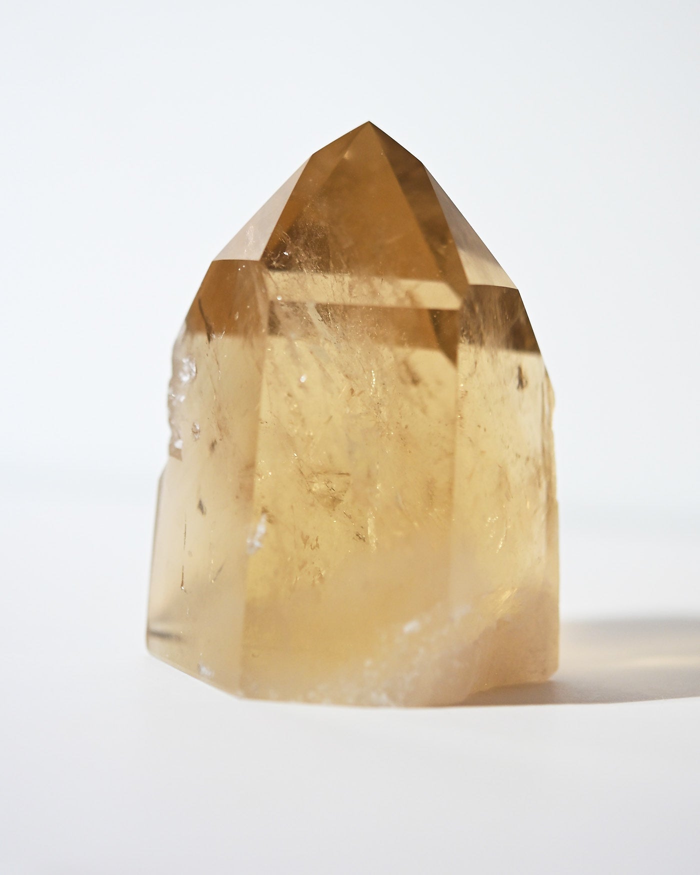 Citrine Tower 459g 3 inch front view