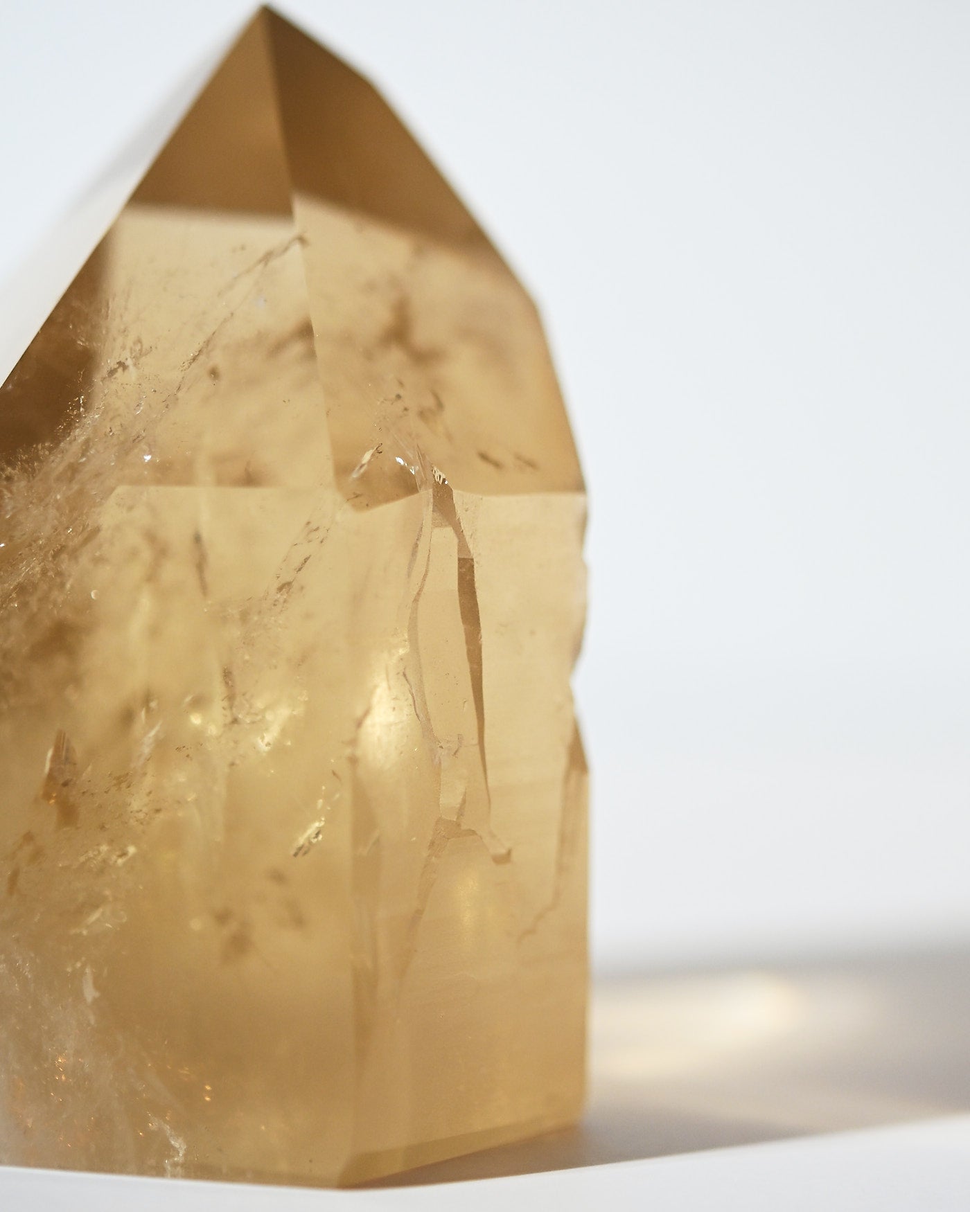 Citrine Tower 459g termination detail